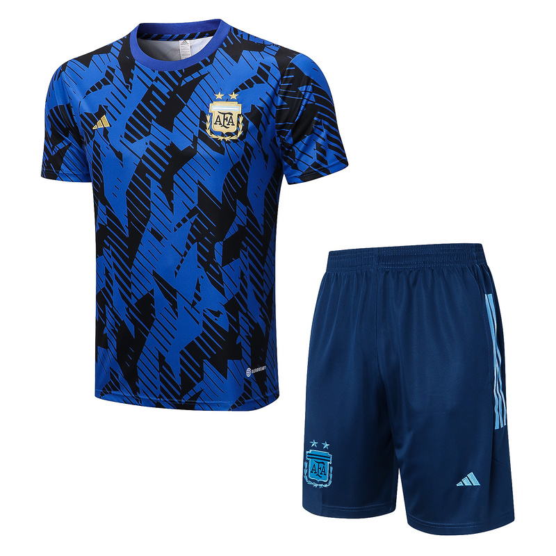AAA Quality Argentina 22/23 Blue/Black Training Kit Jerseys
